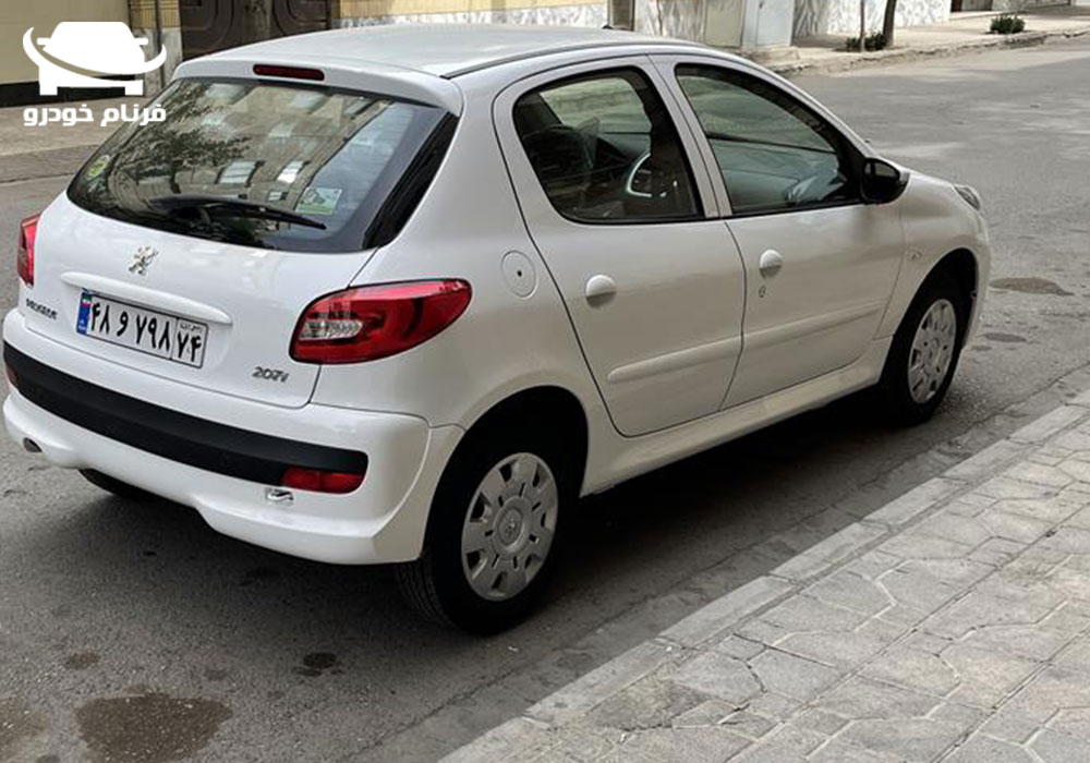 فروش اقساطی پژو 207 اتومات سقف فلز