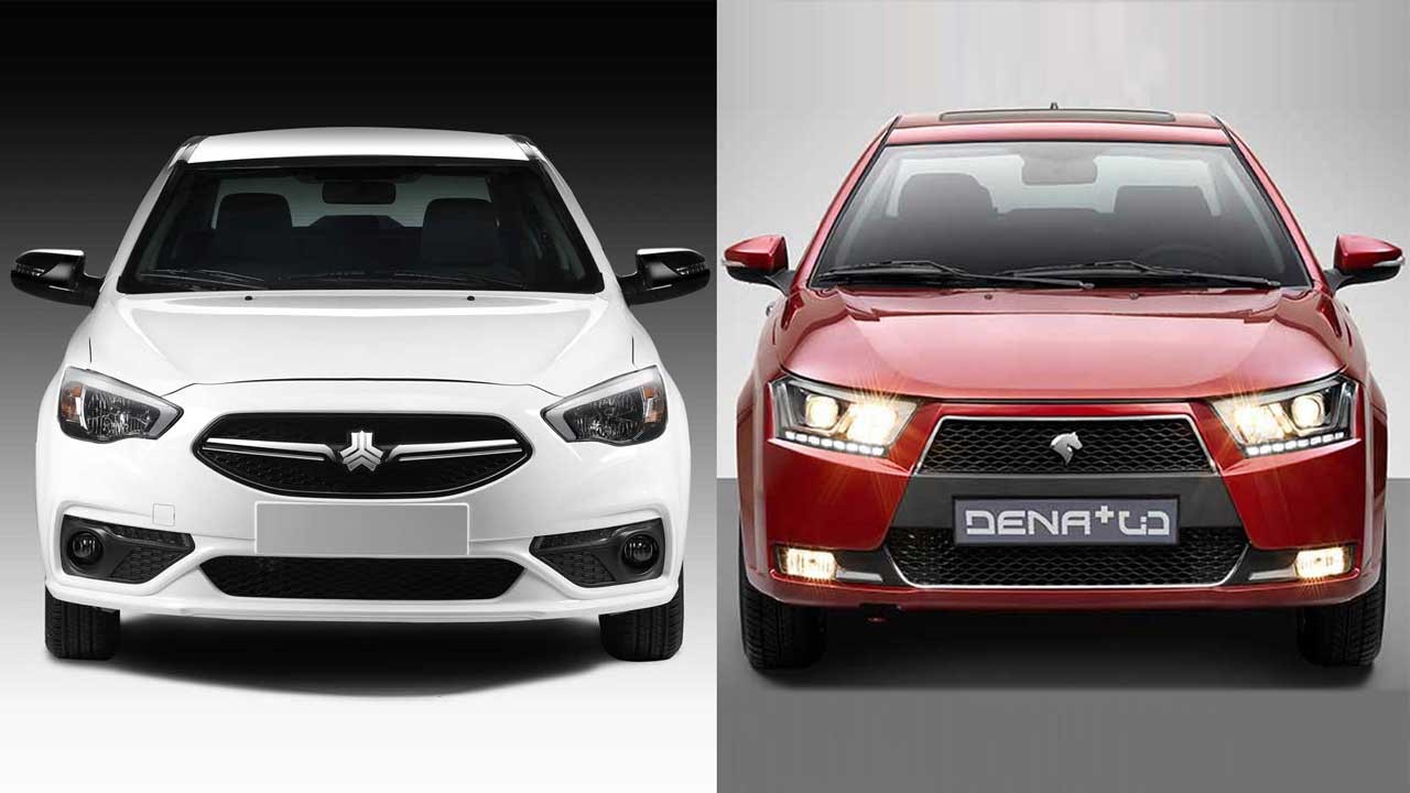 مقایسه خودرو شاهین اتومات و دنا پلاس توربو